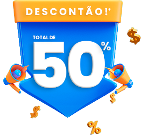 Desconto de 50%
